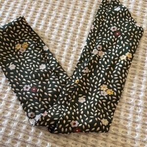 Madewell silk floral skinny scarf